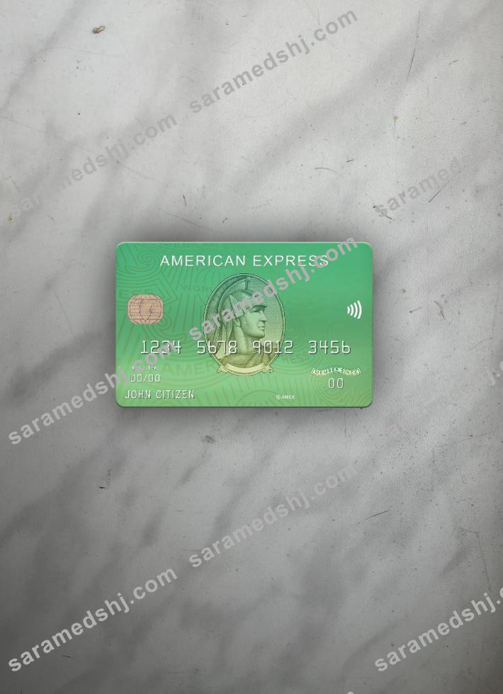 USA Waste Management bank AMEX Card photolook front